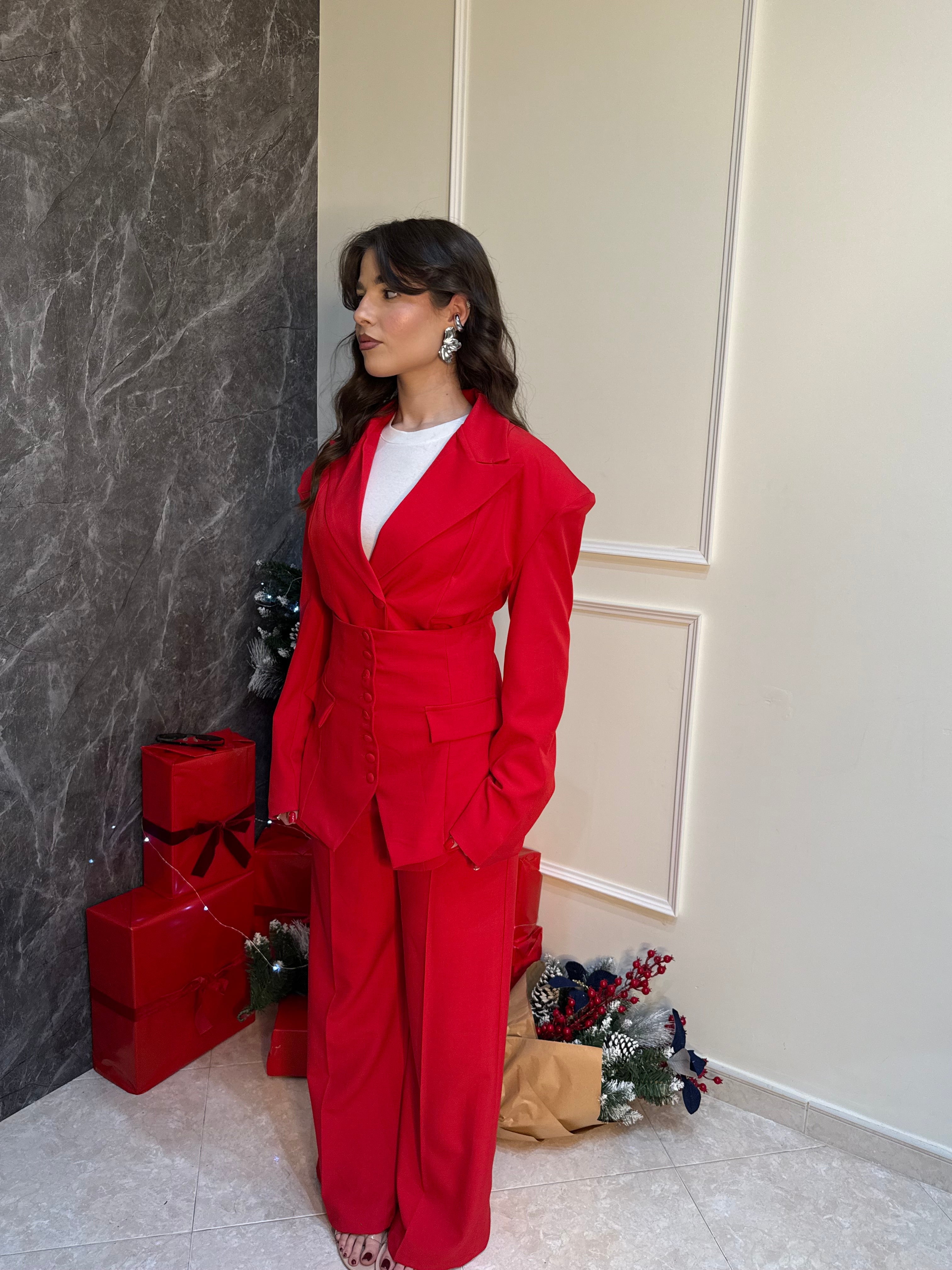 Tailleur “Bustier”Red